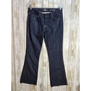 7 For All Mankind Womens Bootcut Jeans Blue Sz 28